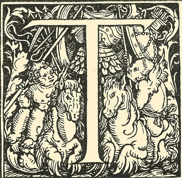 T - An Alphabet by Hans Weiditz, c1520-1521, (1908). Creator: Hans Weiditz