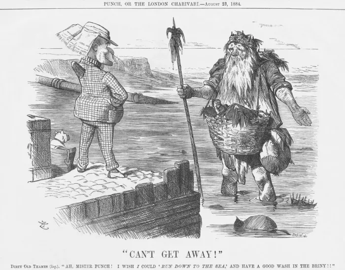 Framed Print : Can t Get Away!, 1884. Artist: Joseph Swain Framed Print : Can t Get Away!, 1884. Artist: Joseph Swain