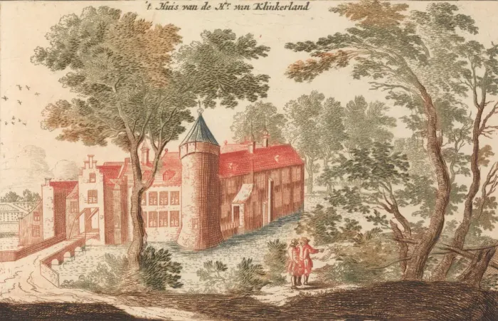 Framed Print : t Huis van de Hr van Klinkerland, in: Tooneel Der Voornaamste Nederlands Huizen, En Lus Framed Print : t Huis van de Hr van Klinkerland, in: Tooneel Der Voornaamste Nederlands Huizen, En Lus