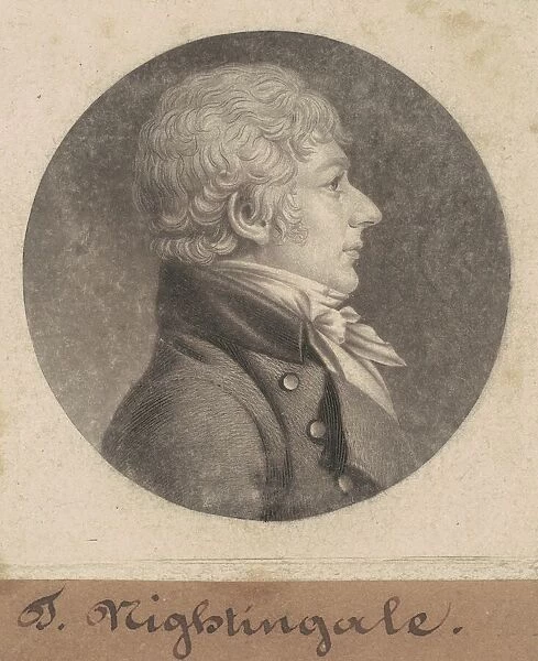 T. Nightingale, 1801. Creator: Charles Balthazar Julien Fevret de Saint-Memin