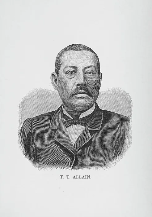 Framed Print : T. T. Allain, 1887. Creator: Unknown Framed Print : T. T. Allain, 1887. Creator: Unknown