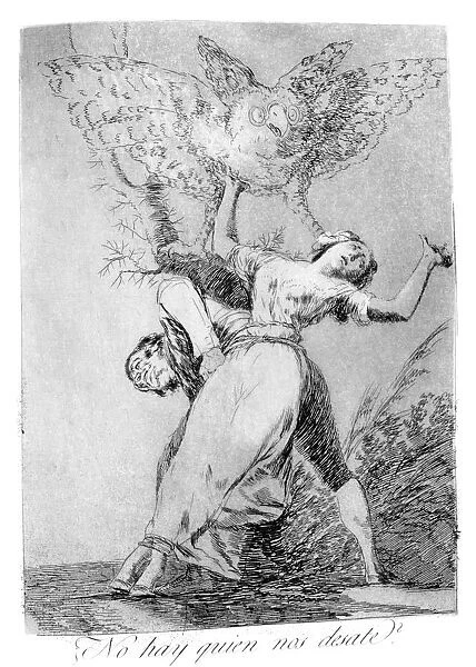 Can t anyone unite us?, 1799. Artist: Francisco Goya