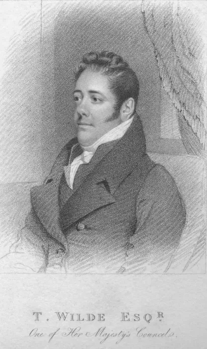 Framed Print : T. Wilde, Esq. One of Her Majestys Counsel, c1820. Creator: T Wright Framed Print : T. Wilde, Esq. One of Her Majestys Counsel, c1820. Creator: T Wright