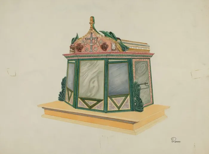 Framed Print : Tabernacle, c. 1939. Creator: Josephine C. Romano Framed Print : Tabernacle, c. 1939. Creator: Josephine C. Romano