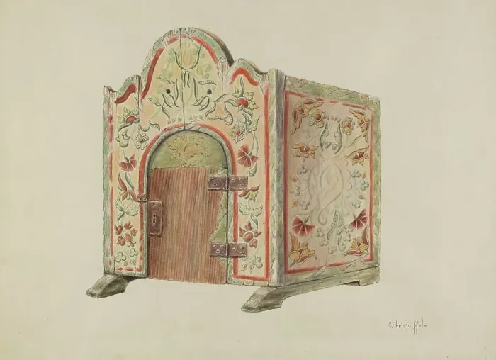 Framed Print : Tabernacle (Ecclesiastical Furniture), c. 1938. Creator: Cornelius Christoffels Framed Print : Tabernacle (Ecclesiastical Furniture), c. 1938. Creator: Cornelius Christoffels