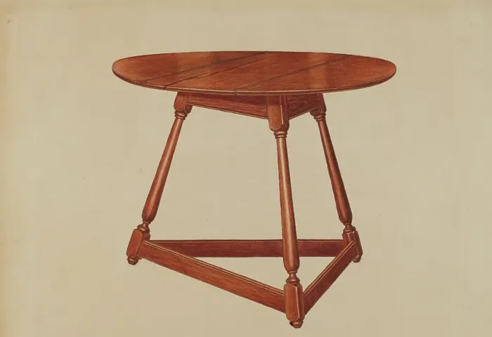 Framed Print : Table, 1935 / 1942. Creator: Frank Wenger Framed Print : Table, 1935 / 1942. Creator: Frank Wenger