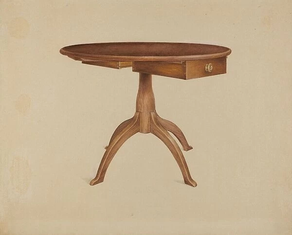 Table, 1937. Creator: Alfred H. Smith