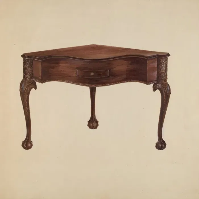 Framed Print : Table, 1941. Creator: Marie Alain Framed Print : Table, 1941. Creator: Marie Alain