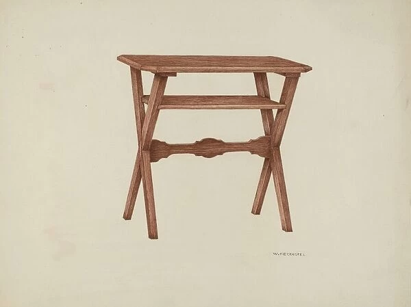 Table, 1941. Creator: William Kieckhofel