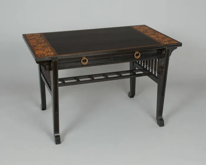Framed Print : Table, c. 1878. Creator: Herter Brothers Framed Print : Table, c. 1878. Creator: Herter Brothers