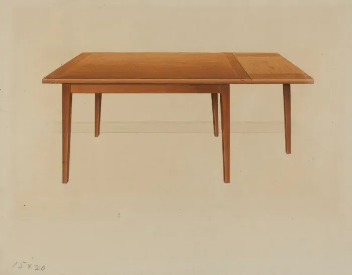 Framed Print : Table, c. 1937. Creator: Anne Ger Framed Print : Table, c. 1937. Creator: Anne Ger