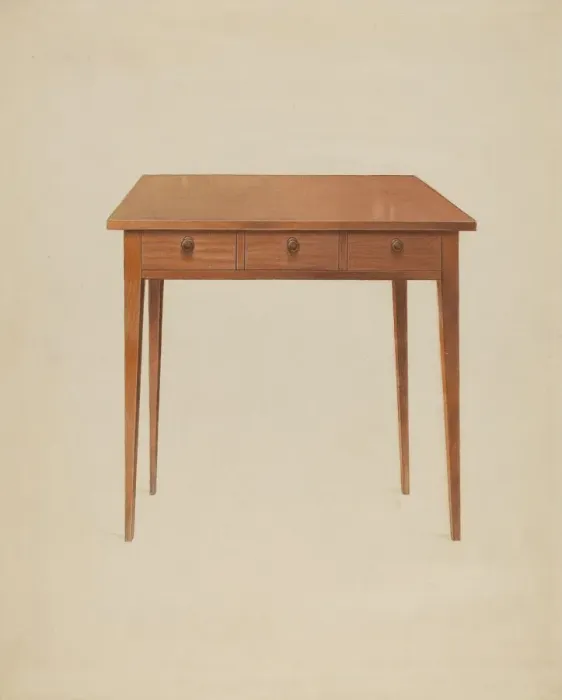 Framed Print : Table, c. 1938. Creator: John W Kelleher Framed Print : Table, c. 1938. Creator: John W Kelleher