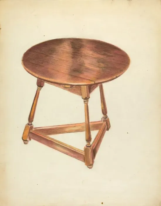 Framed Print : Table, c. 1953. Creator: Harry Eisman Framed Print : Table, c. 1953. Creator: Harry Eisman