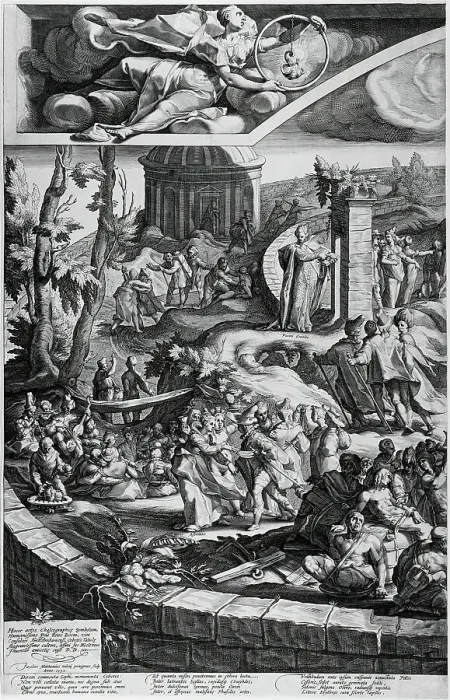 Framed Print : The Table of Cebes (image 4 of 4), 1592. Creator: Jacob Matham Framed Print : The Table of Cebes (image 4 of 4), 1592. Creator: Jacob Matham