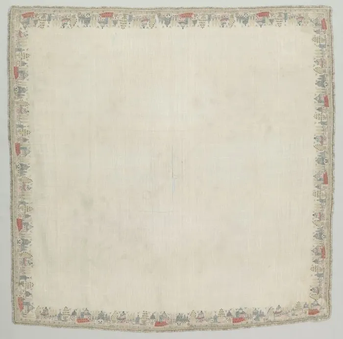 Framed Print : Table Cloth, c. 1775-1825. Creator: Unknown Framed Print : Table Cloth, c. 1775-1825. Creator: Unknown