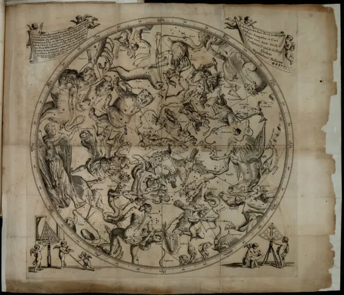 Framed Print : Table of the constellation of the Northern Hemisphere (Firmamentum Sobiescianumsive Uranographia). Artist: Hevelius, Johannes (1611-1687) Framed Print : Table of the constellation of the Northern Hemisphere (Firmamentum Sobiescianumsive Uranographia). Artist: Hevelius, Johannes (1611-1687)