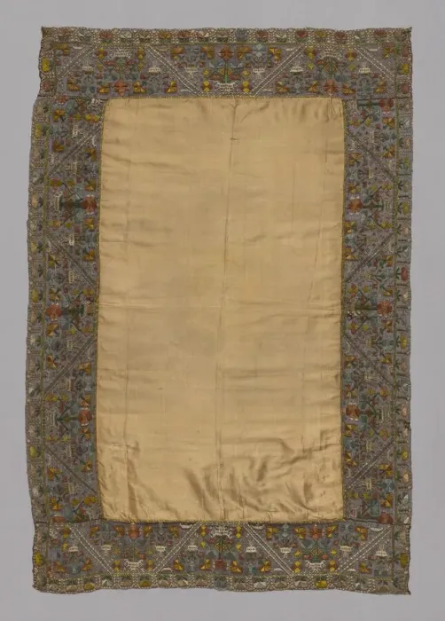 Framed Print : Table Cover, Italy, 17th century. Creator: Unknown Framed Print : Table Cover, Italy, 17th century. Creator: Unknown