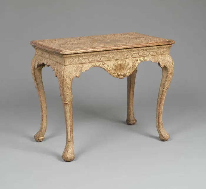 Framed Print : Side Table, England, c. 1720. Creator: Unknown Framed Print : Side Table, England, c. 1720. Creator: Unknown