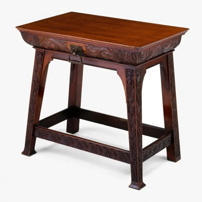 Framed Print : Side Table, England, c. 1890. Creator: Arthur Heygate Mackmurdo Framed Print : Side Table, England, c. 1890. Creator: Arthur Heygate Mackmurdo