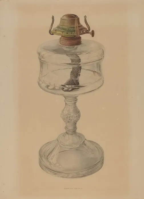Framed Print : Table Lamp, 1935 / 1942. Creator: Samuel Faigin Framed Print : Table Lamp, 1935 / 1942. Creator: Samuel Faigin