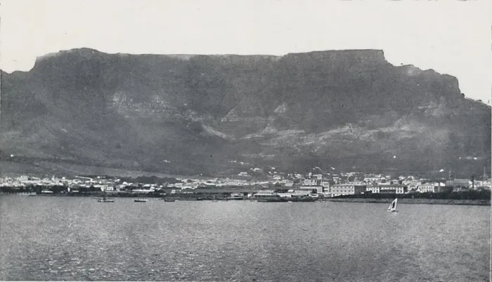 Framed Print : Table Mountain and Cape Town, 1924 Framed Print : Table Mountain and Cape Town, 1924