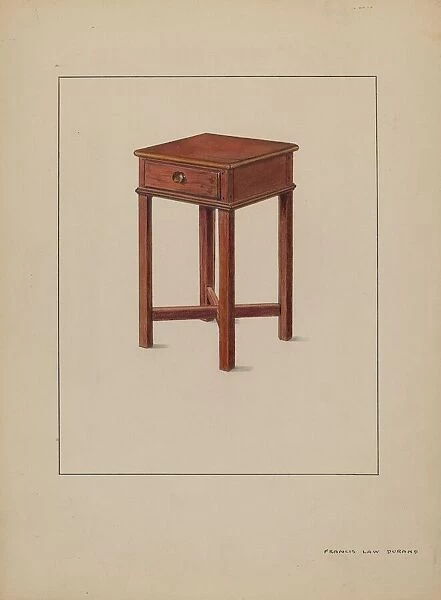 Table (Occasional), c. 1936. Creator: Francis Law Durand