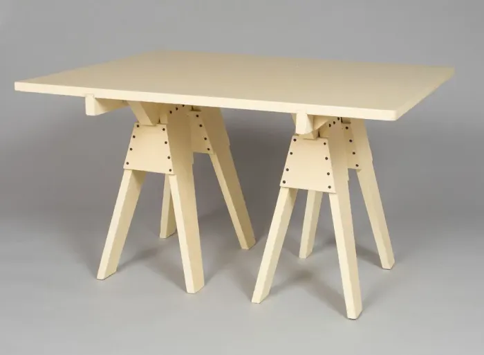 Framed Print : Table (part of a set), c. 1885. Creators: Matthew Meier, Ernest Hagen Framed Print : Table (part of a set), c. 1885. Creators: Matthew Meier, Ernest Hagen