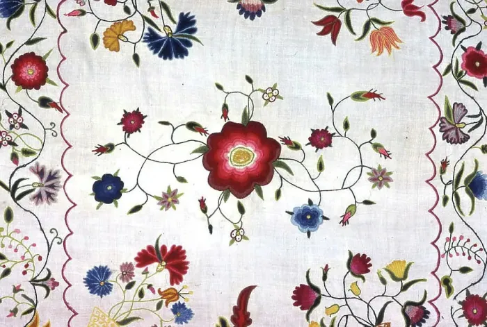 Framed Print : Table Topper, United States, 1760. IMAGE QUALITY? Creator: Mary Toppin Framed Print : Table Topper, United States, 1760. IMAGE QUALITY? Creator: Mary Toppin