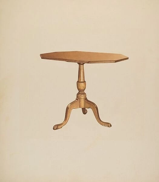 Table (Tripod), 1935  /  1942. Creator: Michael Riccitelli