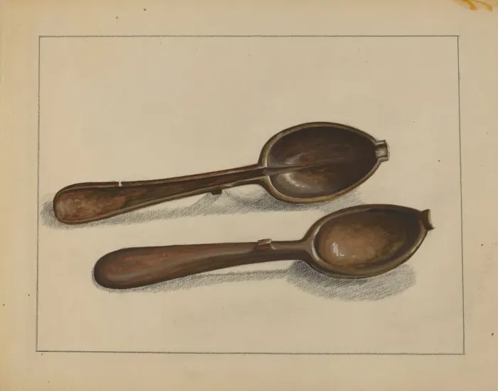 Framed Print : Tablespoon Mold, c. 1936. Creator: Jules Lefevere Framed Print : Tablespoon Mold, c. 1936. Creator: Jules Lefevere