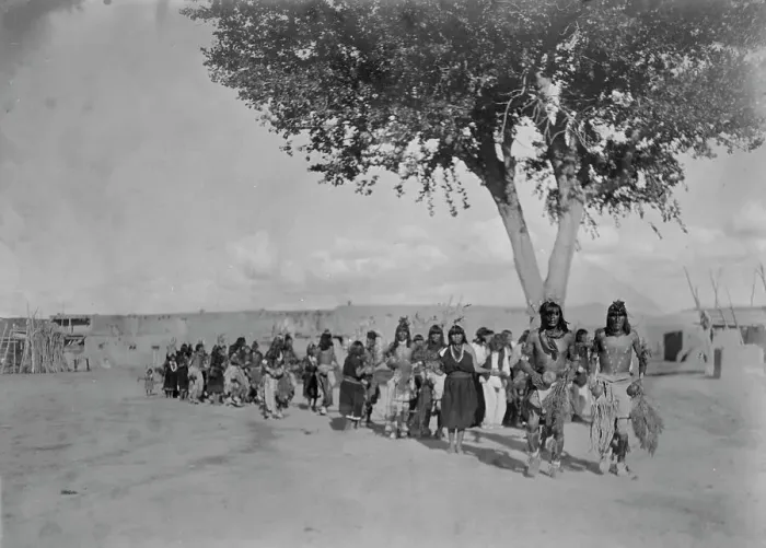 Framed Print : Tablita Dance [D], c1905. Creator: Edward Sheriff Curtis