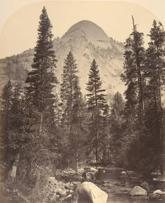 Framed Print : Tacoye, The North Dome, 3729 Feet, 1861. Creator: Carleton Emmons Watkins Framed Print : Tacoye, The North Dome, 3729 Feet, 1861. Creator: Carleton Emmons Watkins