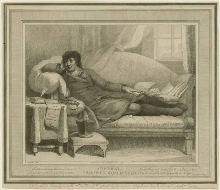 Framed Print : Tadeusz Kosciuszko (1746-1817), 1798. Creator: Cardon, Anthony (1772-1813) Framed Print : Tadeusz Kosciuszko (1746-1817), 1798. Creator: Cardon, Anthony (1772-1813)