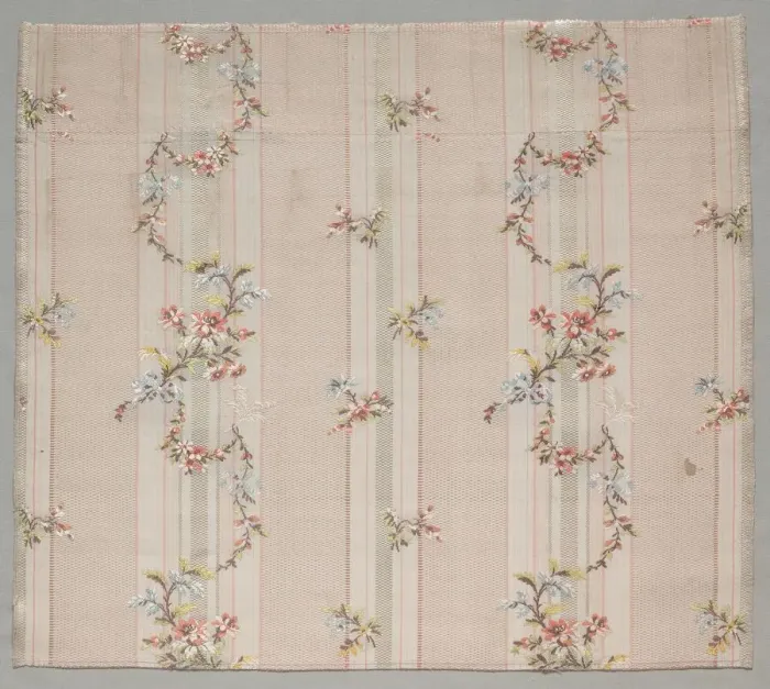 Framed Print : Taffeta Fragment, 1774-1793. Creator: Unknown Framed Print : Taffeta Fragment, 1774-1793. Creator: Unknown