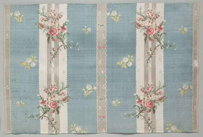 Framed Print : Taffeta Fragment, late 1700s. Creator: Unknown Framed Print : Taffeta Fragment, late 1700s. Creator: Unknown