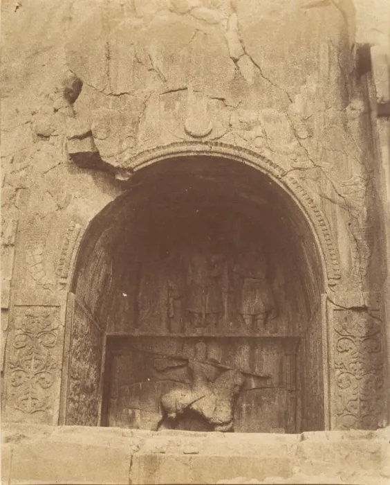 Framed Print : [Tag-e bustan, Kermanshah, Kurdestan], 1840s-60s. Creator: Possibly by Luigi Pesce