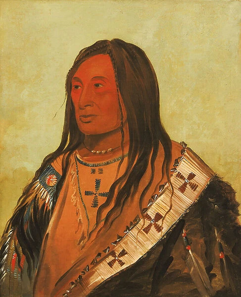 Táh-zee-keh-dá-cha, Torn Belly, a Distinguished Brave, 1832