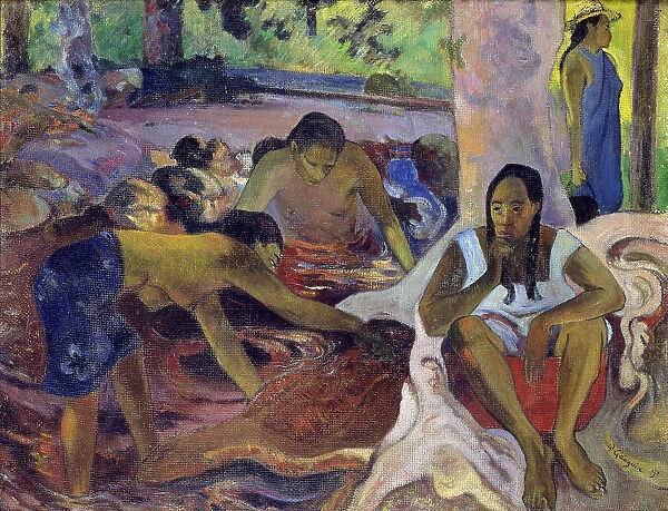 Tahitian fisherwomen, 1891. Creator: Gauguin, Paul Eugéne Henri (1848-1903)