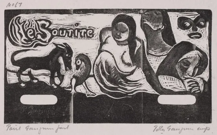 Framed Print : Tahitian and Noa Noa Series. Creator: Paul Gauguin (French, 1848-1903) Framed Print : Tahitian and Noa Noa Series. Creator: Paul Gauguin (French, 1848-1903)