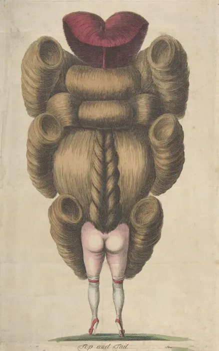 Framed Print : Top and Tail, 1777. 1777. Creator: Anon Framed Print : Top and Tail, 1777. 1777. Creator: Anon