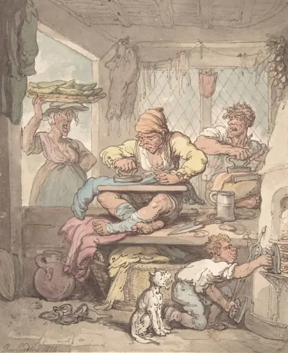 Framed Print : The Tailor, 1814. Creator: Unknown Framed Print : The Tailor, 1814. Creator: Unknown