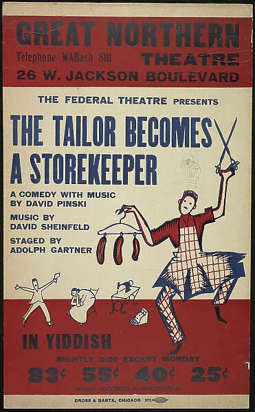 The Tailor Becomes a Storekeeper, Chicago, 1938. Creator: Unknown