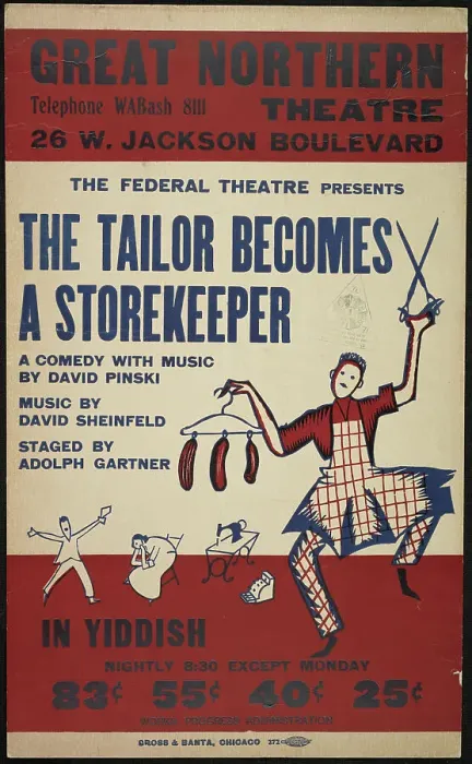 Framed Print : The Tailor Becomes a Storekeeper, Chicago, 1938. Creator: Unknown Framed Print : The Tailor Becomes a Storekeeper, Chicago, 1938. Creator: Unknown