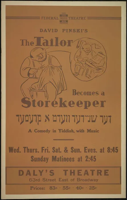 Framed Print : The Tailor Becomes a Storekeeper, New York, 1938. Creator: Unknown Framed Print : The Tailor Becomes a Storekeeper, New York, 1938. Creator: Unknown