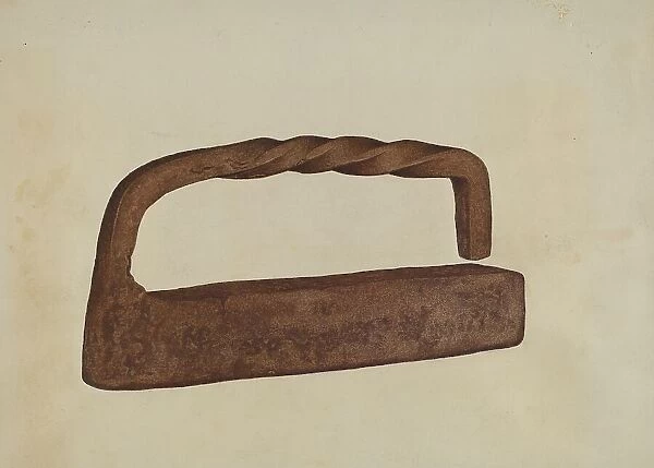 Tailor's Iron, c. 1938. Creator: Herndon Hightower