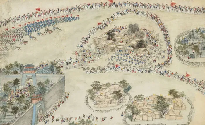 Framed Print : The Taiping Rebellion, after 1864. Creator: Chinese Master Framed Print : The Taiping Rebellion, after 1864. Creator: Chinese Master