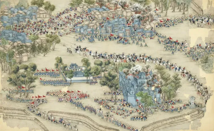 Framed Print : The Taiping Rebellion, after 1864. Creator: Chinese Master Framed Print : The Taiping Rebellion, after 1864. Creator: Chinese Master