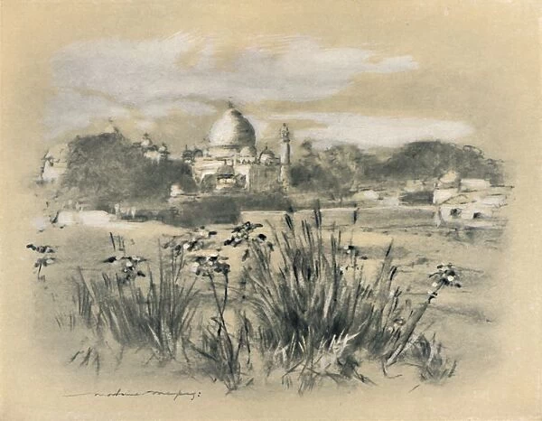 The Taj at Agra, 1903. Artist: Mortimer L Menpes