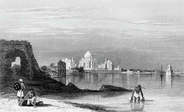 Taj Mahal, - Agra, 1834. Creator: Samuel Prout