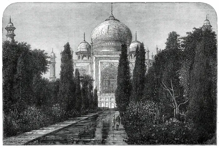 Framed Print : The Taj Mahal, at Agra, 1876. Creator: Unknown Framed Print : The Taj Mahal, at Agra, 1876. Creator: Unknown